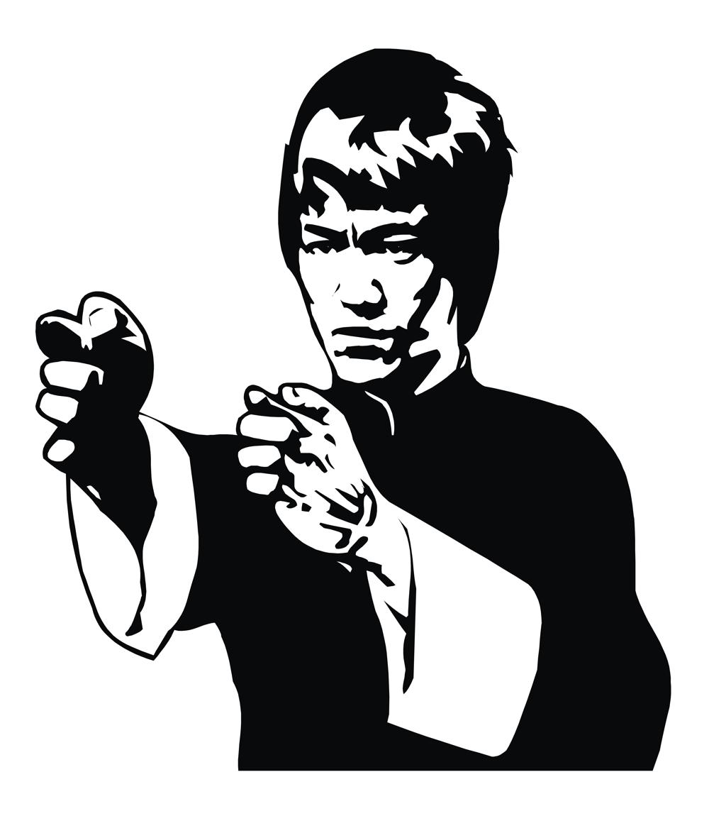 Bruce Lee Vector Free Vector cdr Download - 3axis.co