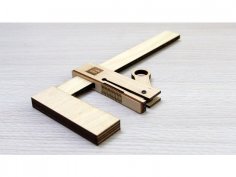 wooden-bar-clamp dxf File