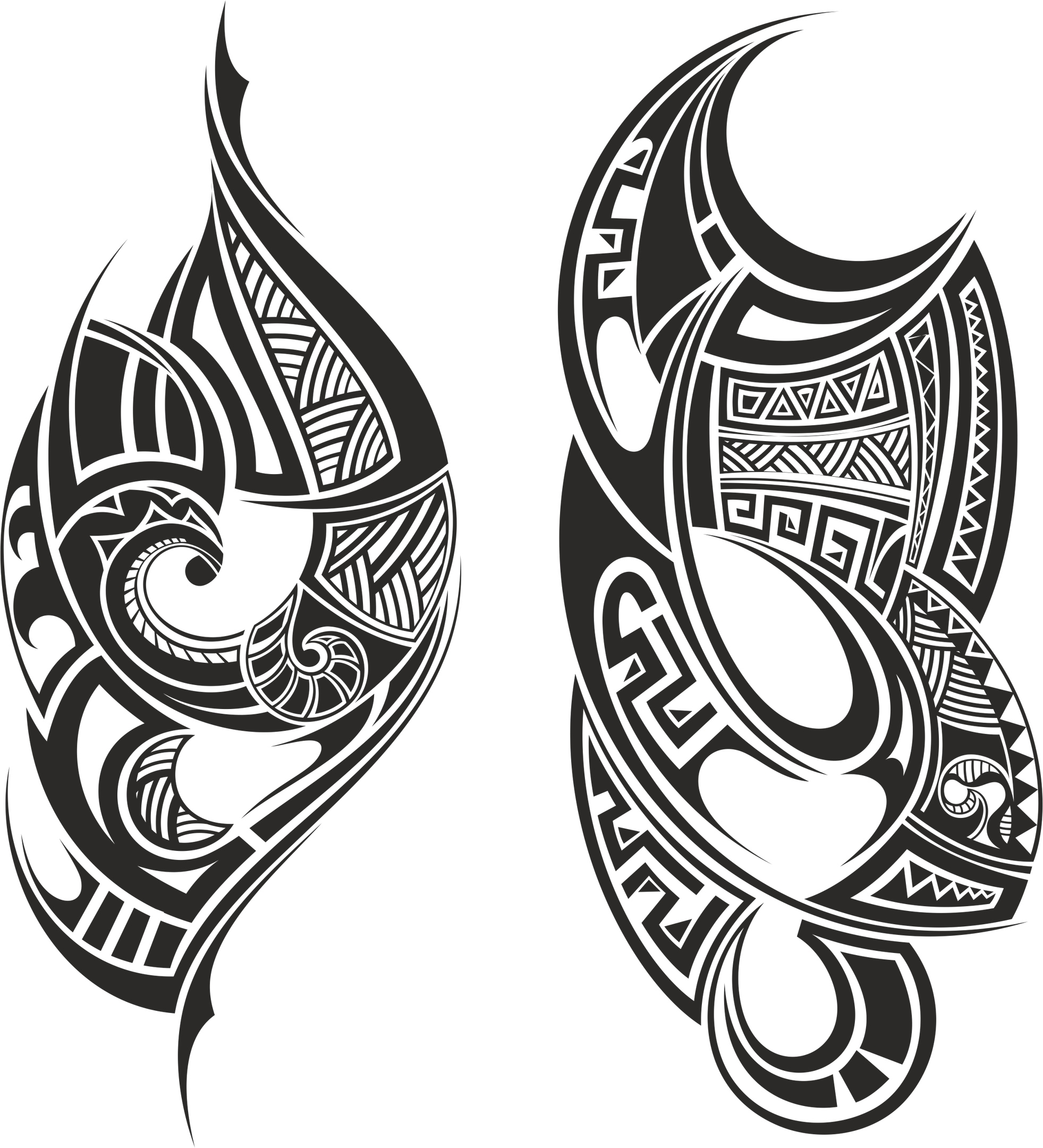 Tribal Tattoo Free Vector Cdr Download 3axis co