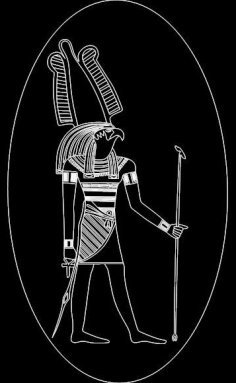 Ancient Egyptian Gods dxf File
