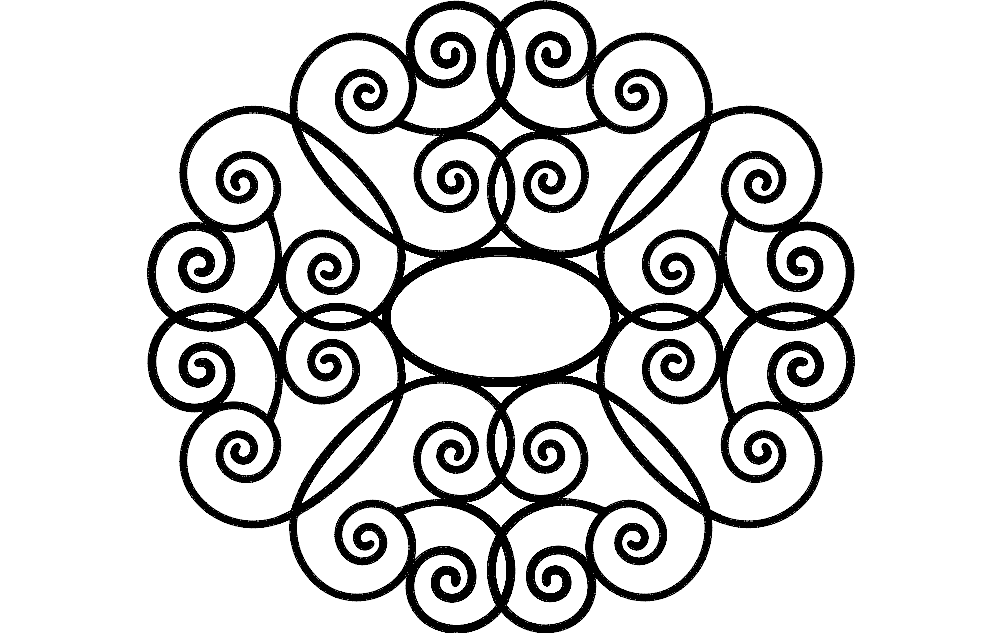 Decorative Design dxf File Free Download - 3axis.co