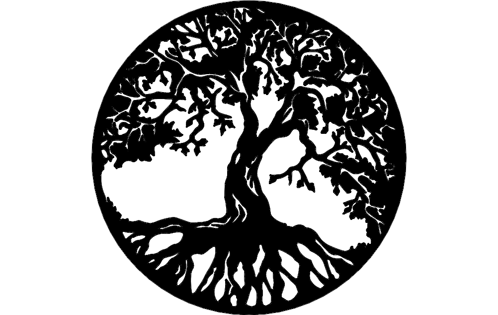 Tree of life dxf File Free Download - 3axis.co