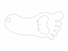 Foot dxf File
