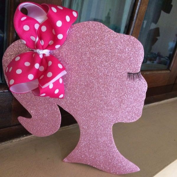 Laser Cut Hair Bow Display Barbie Hair Bow Display Barbie Stand For Hair Bows Free Vector Download - 3axis.co - 3D model önizlemesi