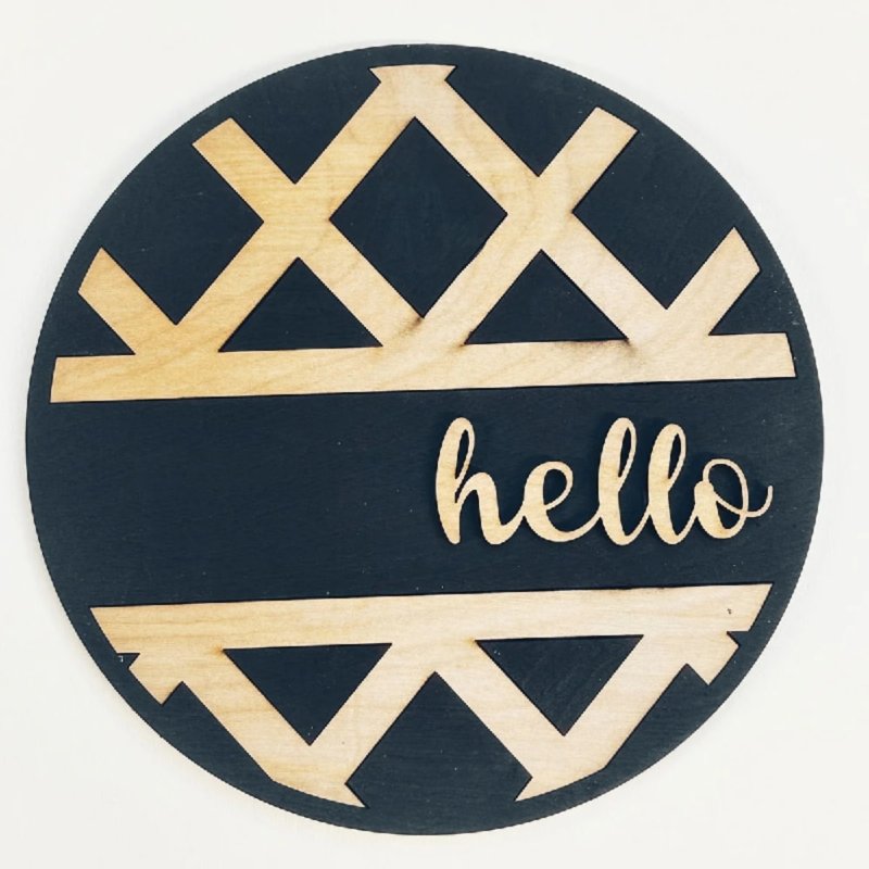 Hello. Sign Printable Laser Cut Hello Door Sign Free Vector Download - 3axis.co