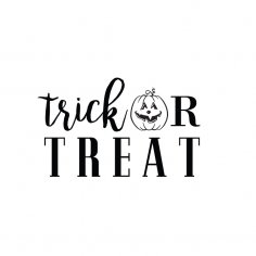 Trick Or Treat dxf File