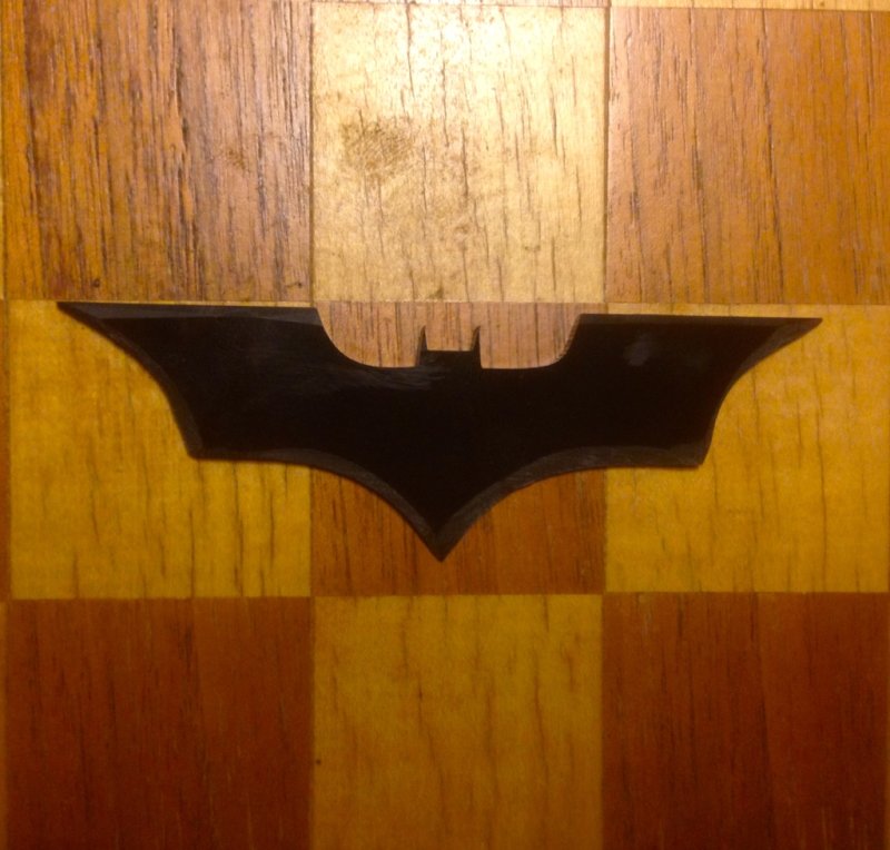 Laser Cut Batarang Free Vector cdr Download - 3axis.co - 3D model önizlemesi
