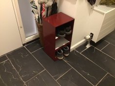 Laser Cut Shoe Cabinet / Simple Small Parametric Cabinet