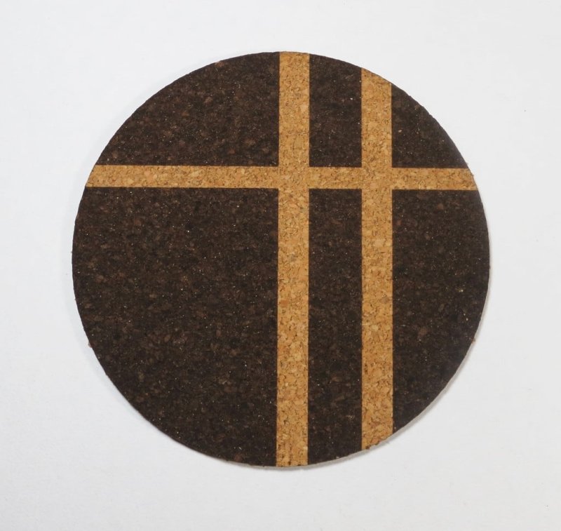 Laser Cut Coasters Made of Cork Sheet Free Vector Download - 3axis.co - 3D model önizlemesi