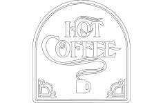 Hot Coffee dxf File