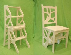 Step Ladder Chair DXF File
