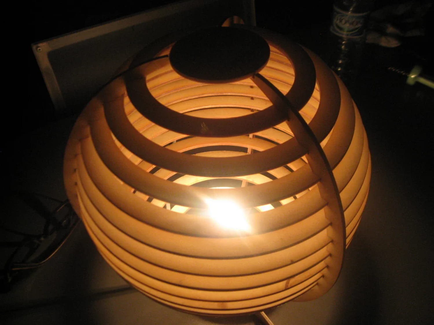 Laser Cut Spherical Lamp DXF File