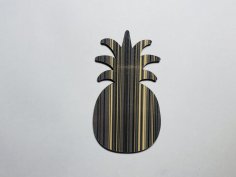 Laser Cut Wood Pineapple Cutout For Crafts Free Vector