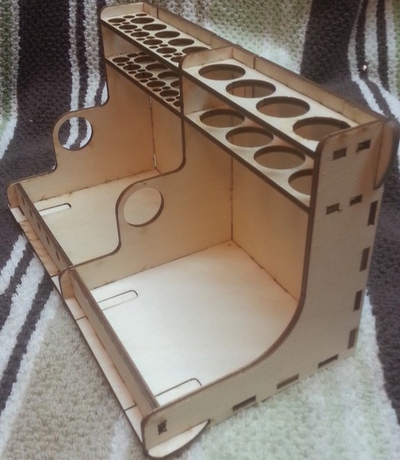 Laser Cut Expandable Workbench Tool Stand DXF File