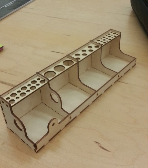 Laser Cut Expandable Workbench Tool Stand DXF File