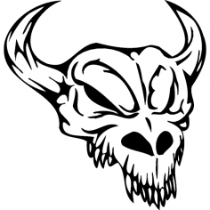 Skull 009 dxf File