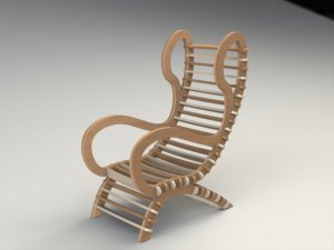 Chair 3 fixed clean filat.dxf