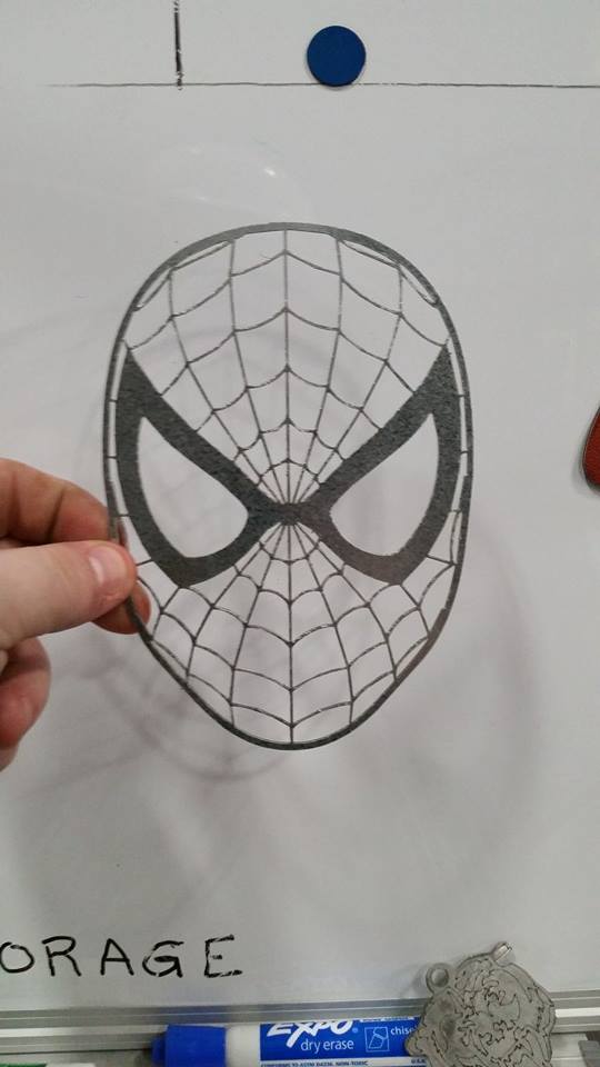Spider Man Logo Dxf