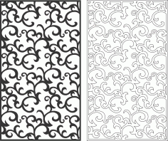 Seamless Screen Swirl Pattern Free Vector