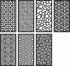 Screen Pattern Collection Free Vector