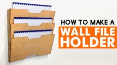 Laser Cut Wall File Holder