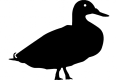 Animals Duck dxf File