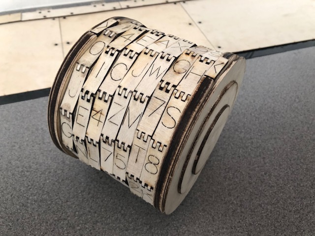 Laser Cut Cryptex Puzzle Box DXF File Free Download - 3axis.co