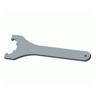 ER25UM Wrench Model DXF File
