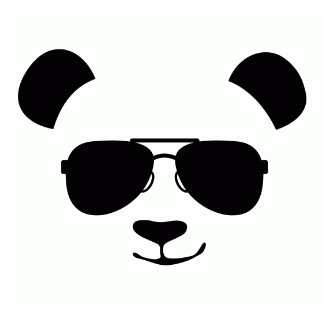 Panda Glasses Free Vector
