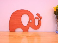 Laser Cut Elephant Wall Decor Free Vector