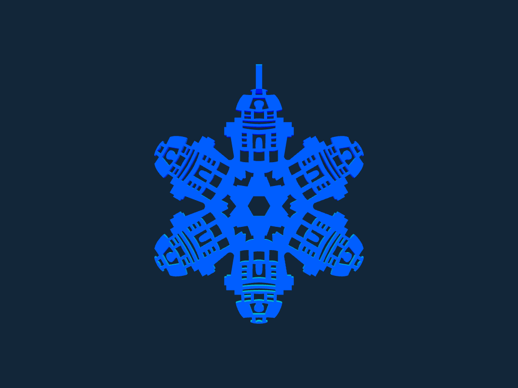 STL file Snowflake Freshie Mold ❄️・3D printer design to download・Cults