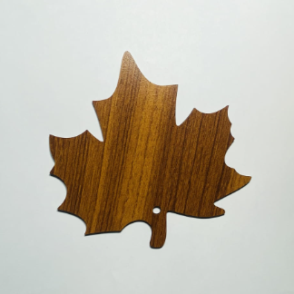 Laser Cut Unfinished Wood Maple Leaf Cutout Free Vector