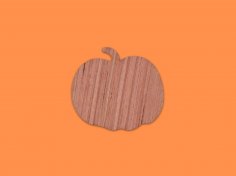 Laser Cut Unfinished Wood Pumpkin Cutout Craft Free Vector