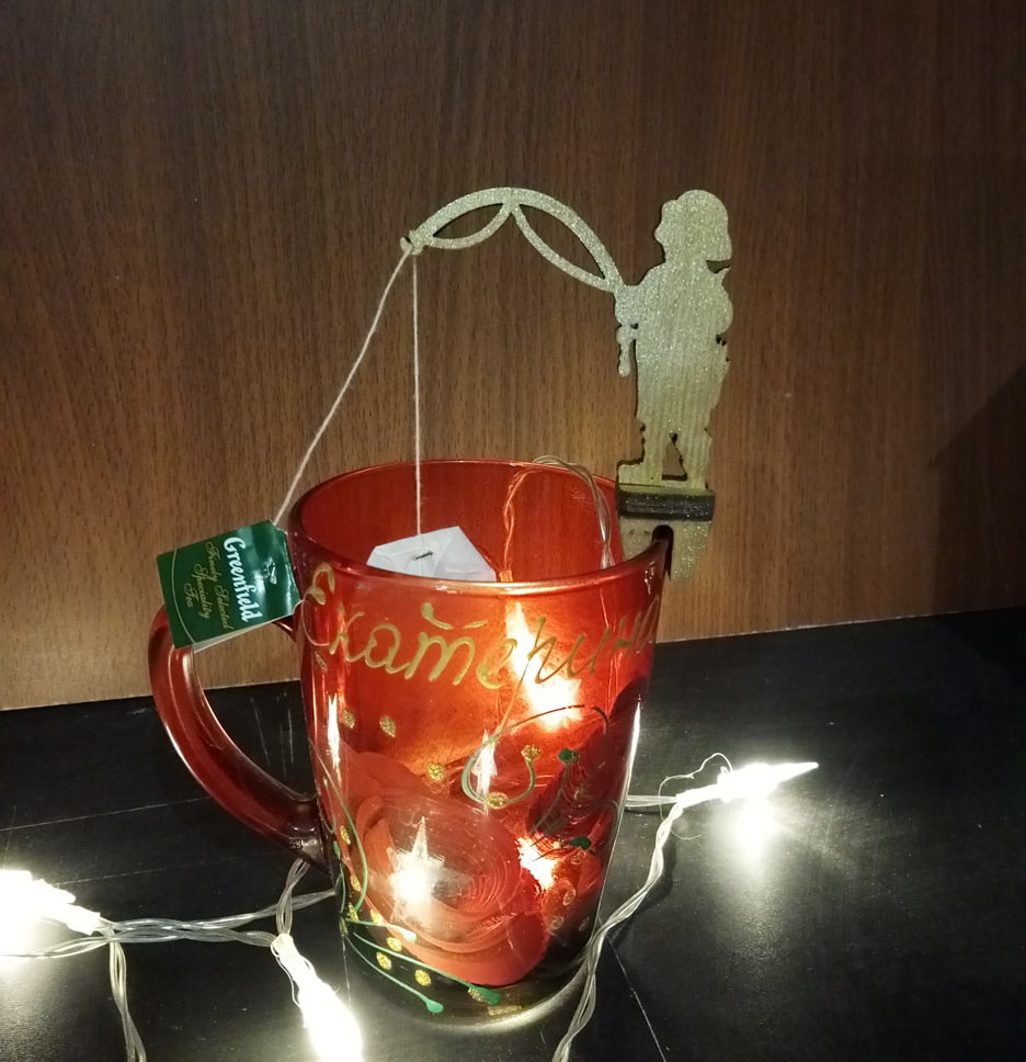 Laser Cut Cute Mug Hanging Tea Bag Holders Free Vector cdr