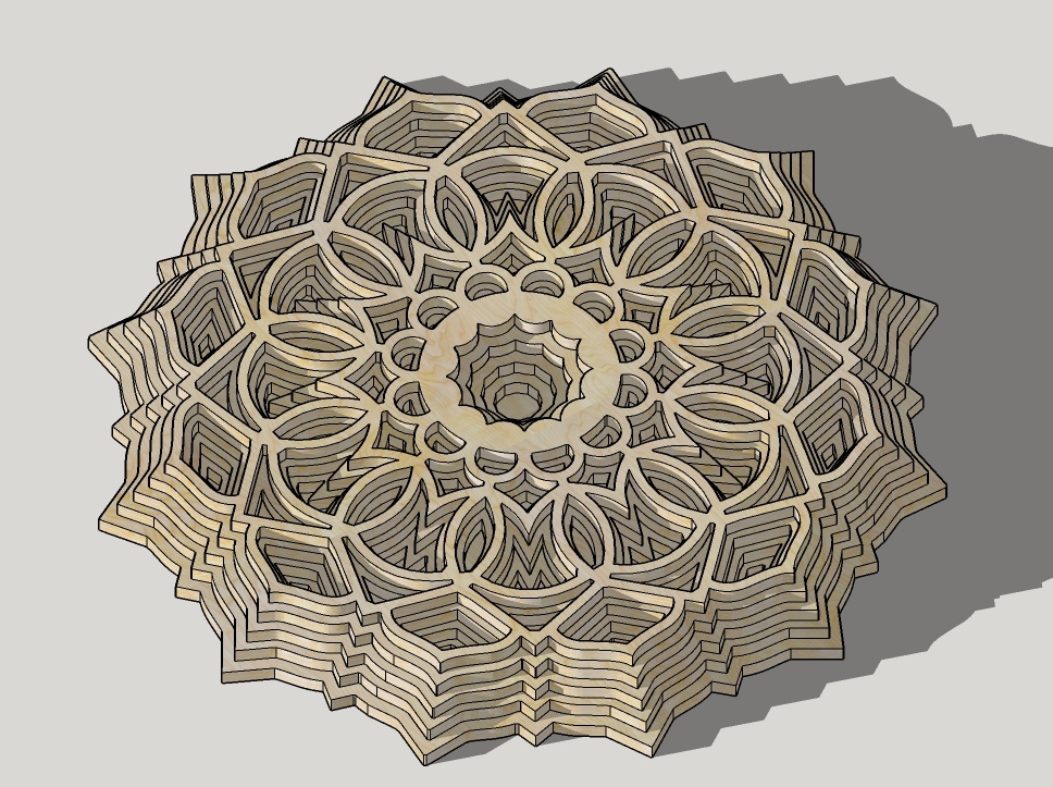 Download Laser Cut Multilayer Decor Template Free Vector Cdr Download 3axis Co