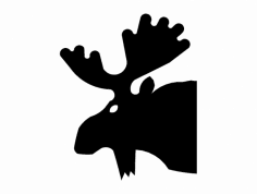 Moose 3b Head dxf File
