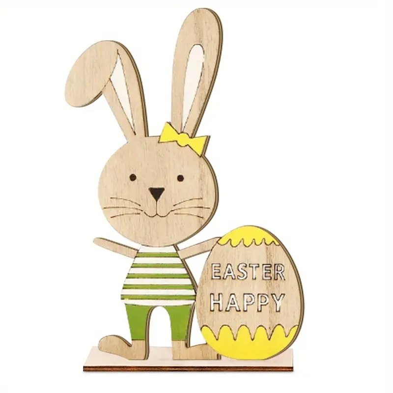 Laser Cut Easter Bunny Decoration Free Vector Download - 3axis.co - 3D model önizlemesi