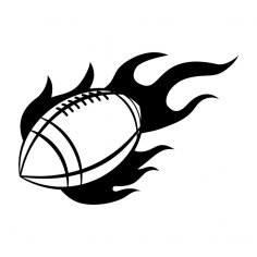 Fire Football dxf File