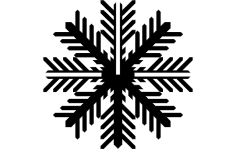 Snowflake B dxf File
