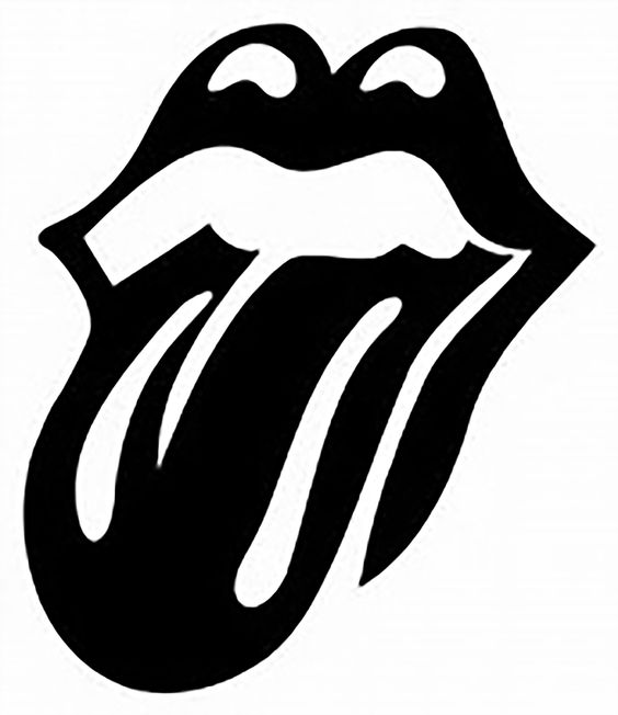 Rolling Stones Hot Lips vector art dxf File Free Download - 3axis.co