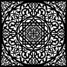 Black White Background Swirly Ornament Seamless Free Vector