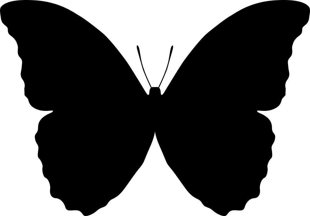 Free Free 120 Butterfly Silhouette Svg Simple Butterfly Svg SVG PNG EPS DXF File