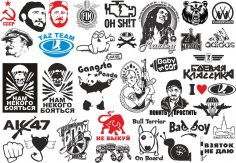 Popular Stickers Pack Vector Free Vector