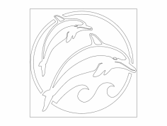 Dolphins dxf File