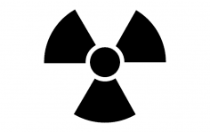 Radiation Symbol dxf File