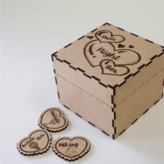 Laser Cut Date Night Box 3mm SVG File