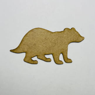 Laser Cut Badger Cutout Unfinished Wooden Shape Free Vector