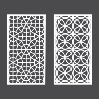 Decorative Geometric Patterns For CNC Laser Cutting Free Vector