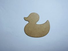 Laser Cut Rubber Duck Wood Cutout Shape Blank Free Vector