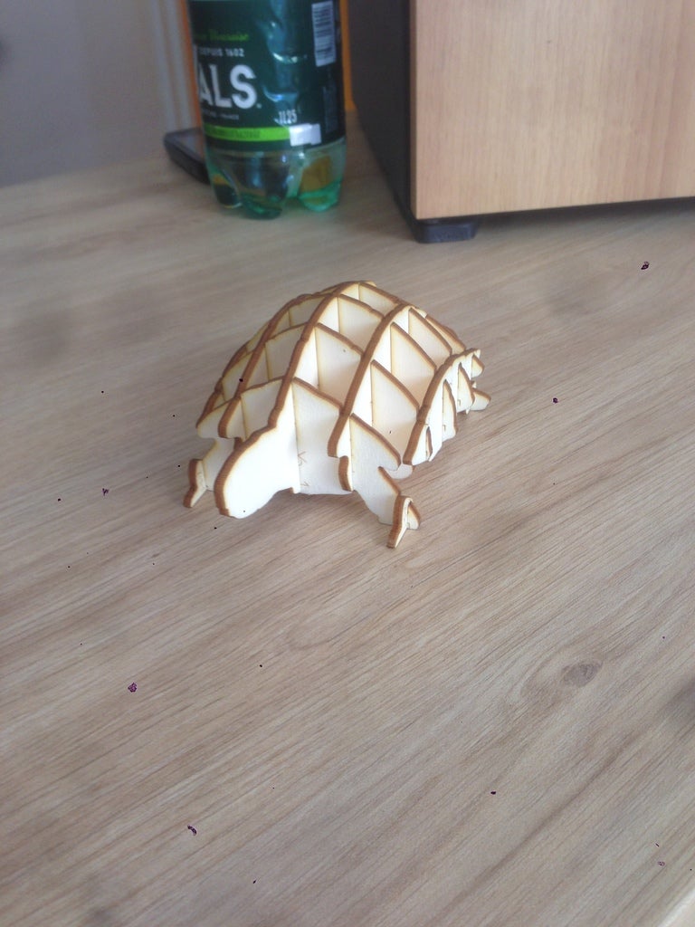Laser Cut Turtle 3mm Plywood Free Vector